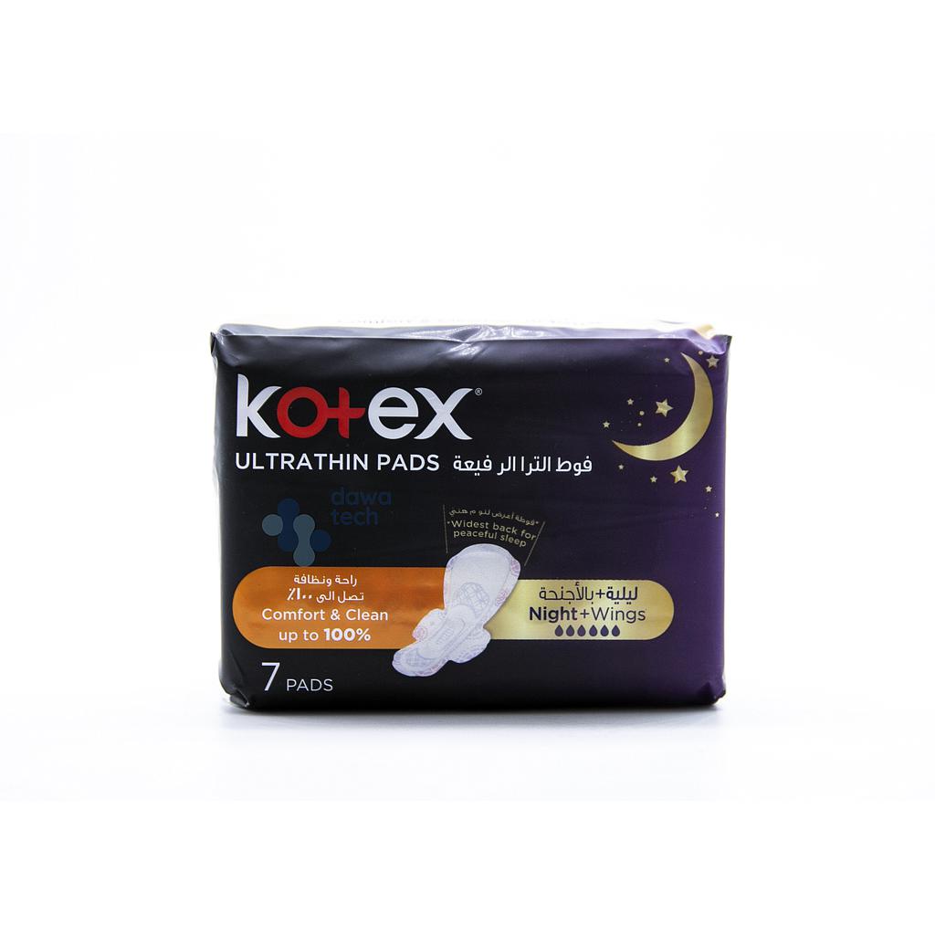 Kotex Ultra Thin Pads Night 7