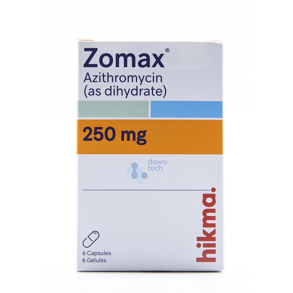 Zomax  250mg Caps 6'S