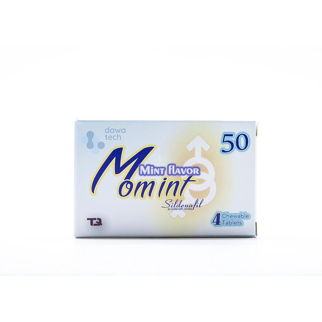 Momint 50mg 4chew Tab