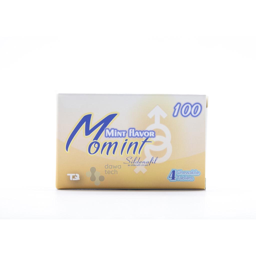 Momint 100mg 4chew Tab