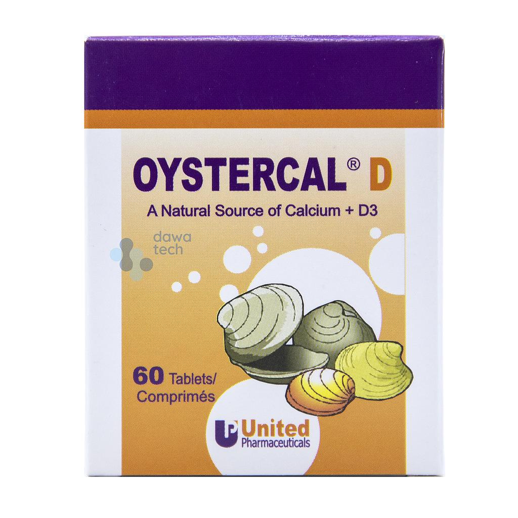 Oystercal D 500mg 60tabs.
