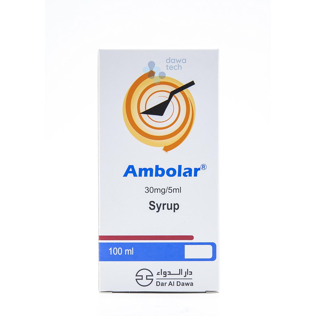 Ambolar Syrup 30mg 100ml.