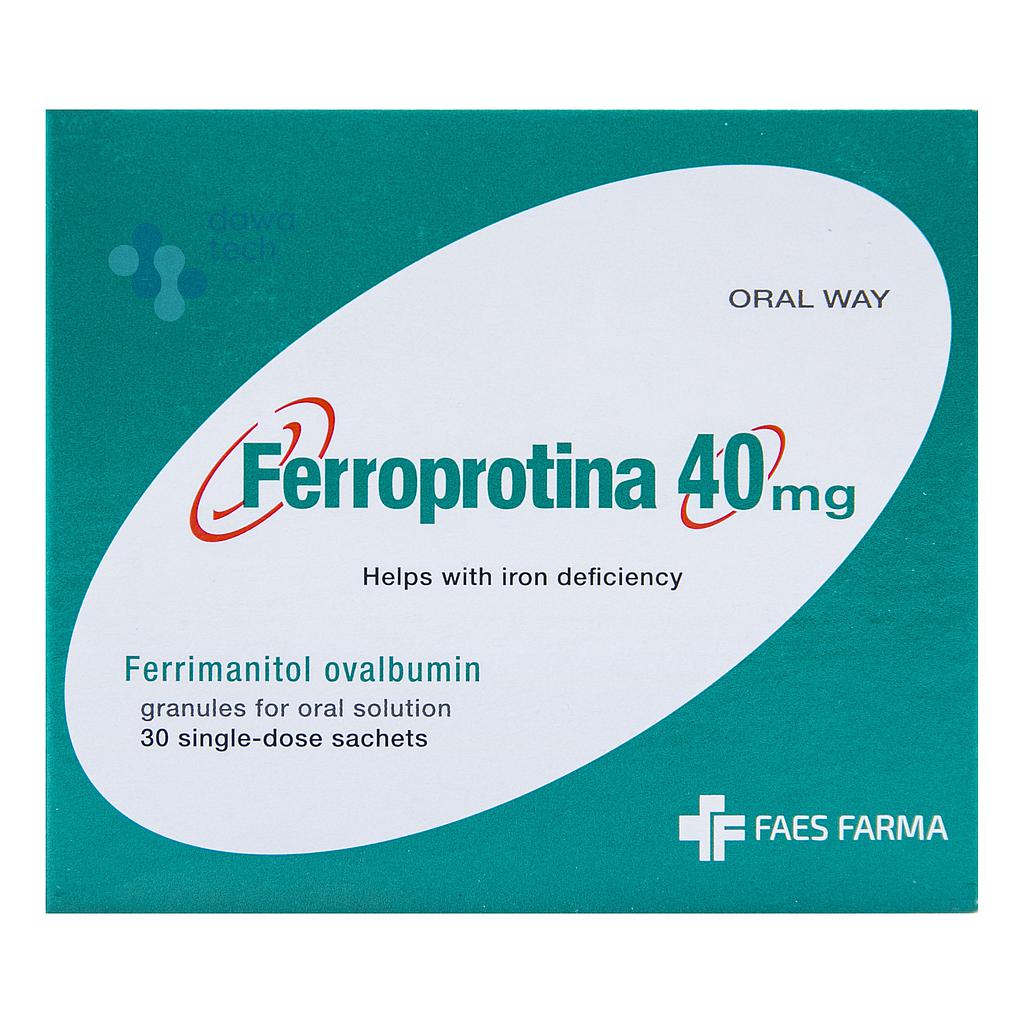 FERROPROTINA 40MG 30SACH