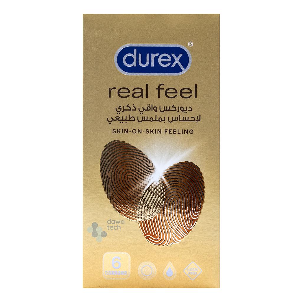 DUREX REAL FEEL 6 CONDOMS