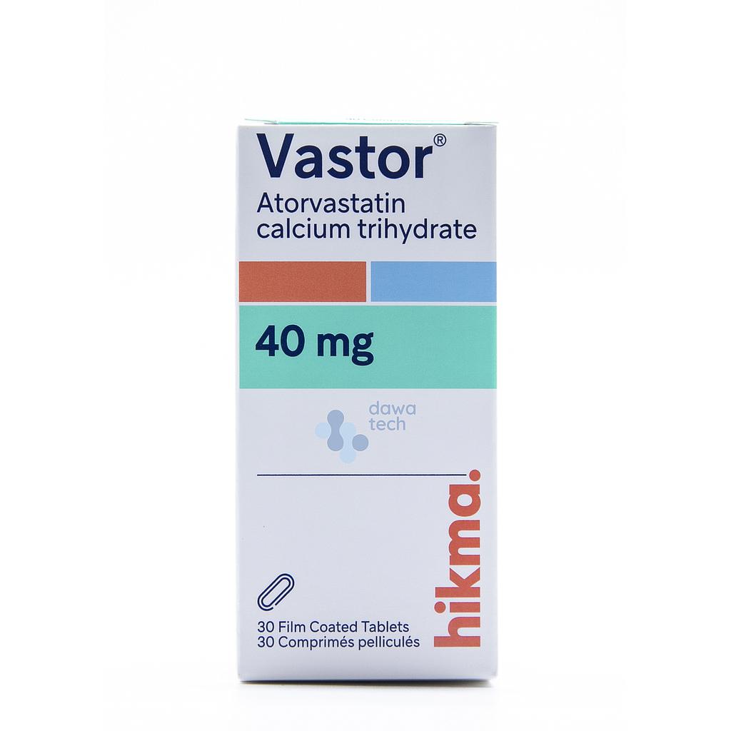 Vastor 40mg Tabs 30s