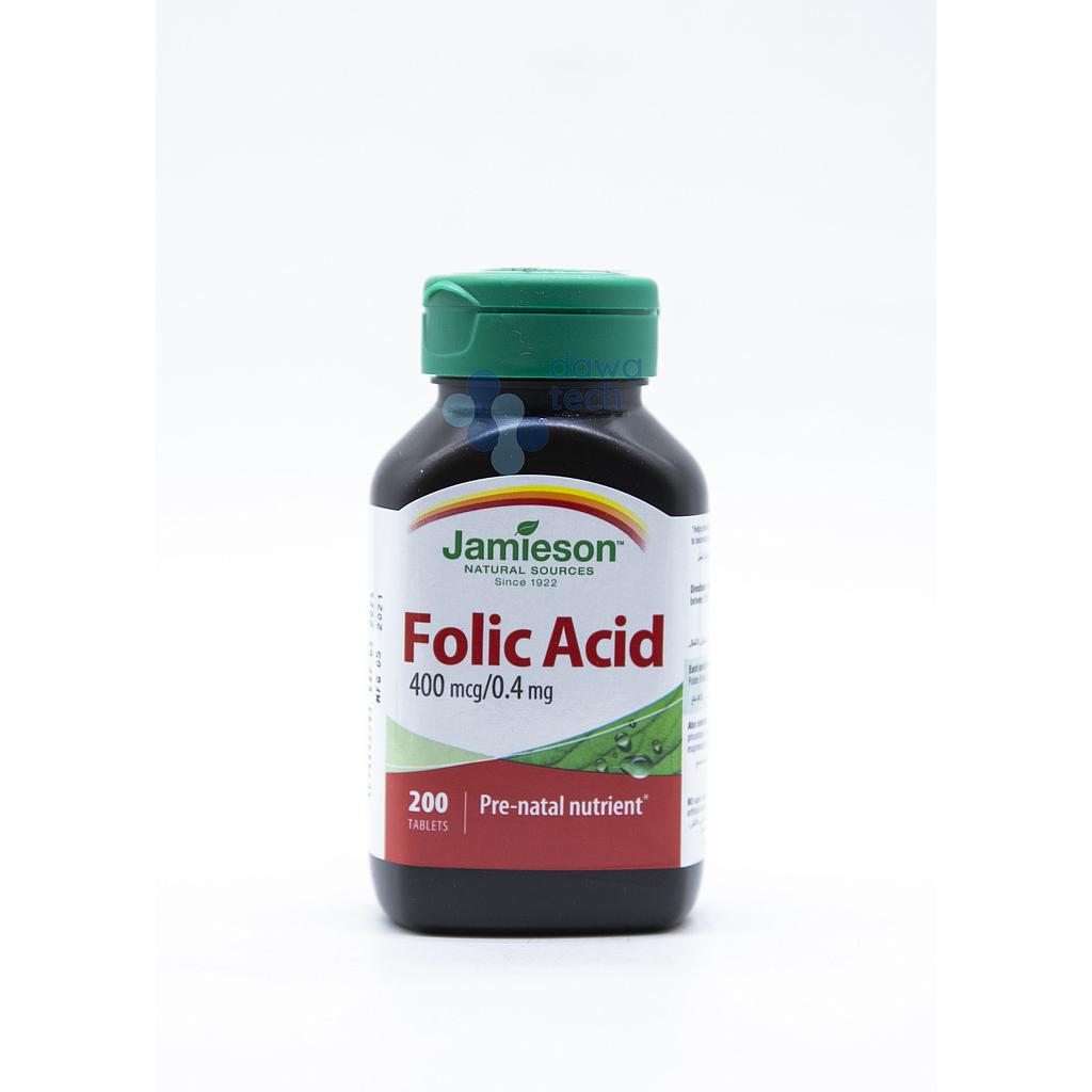 PO07598: Jami.Folic Acid 400mcg 200'S