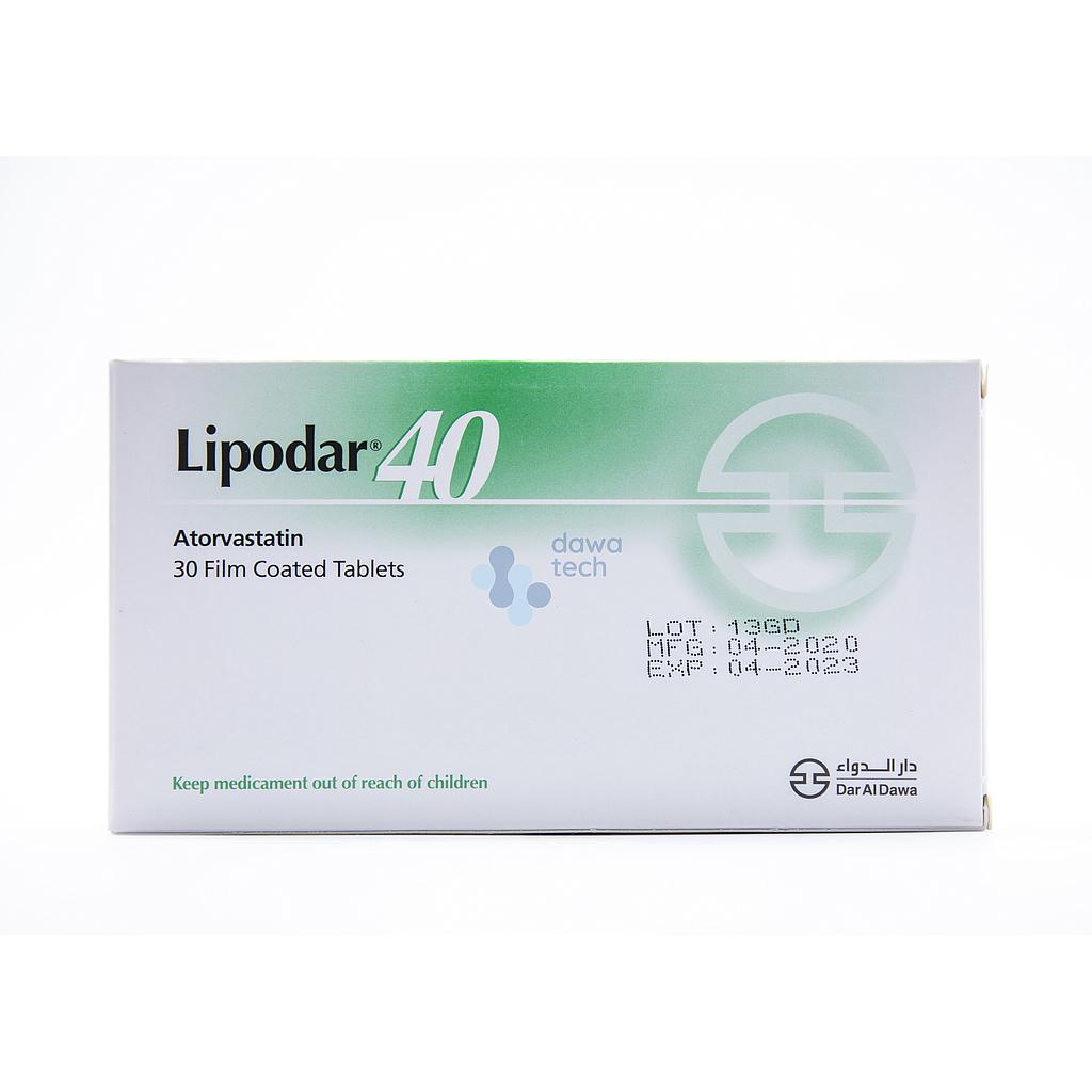 Lipodar 40tab 30