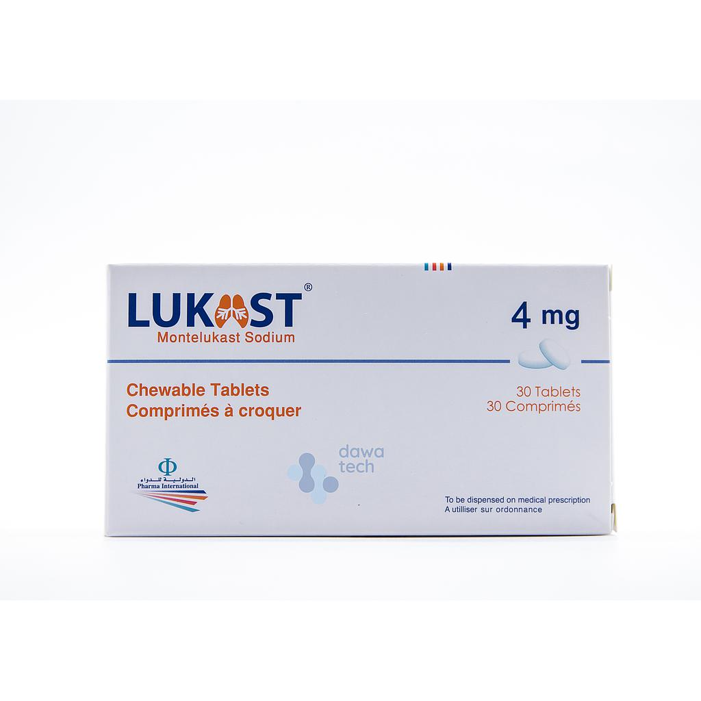 Lukast 4 Mg Chewable Tab