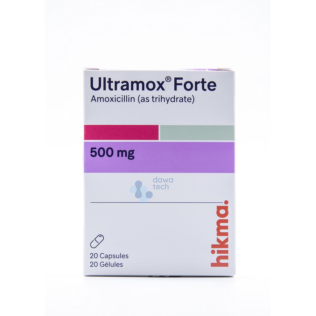 Ultramox 500mg Caps 16'S