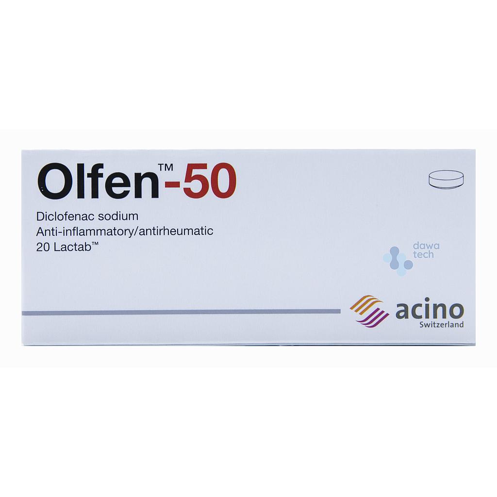Olfen 50mg Lac Tabs 20'S