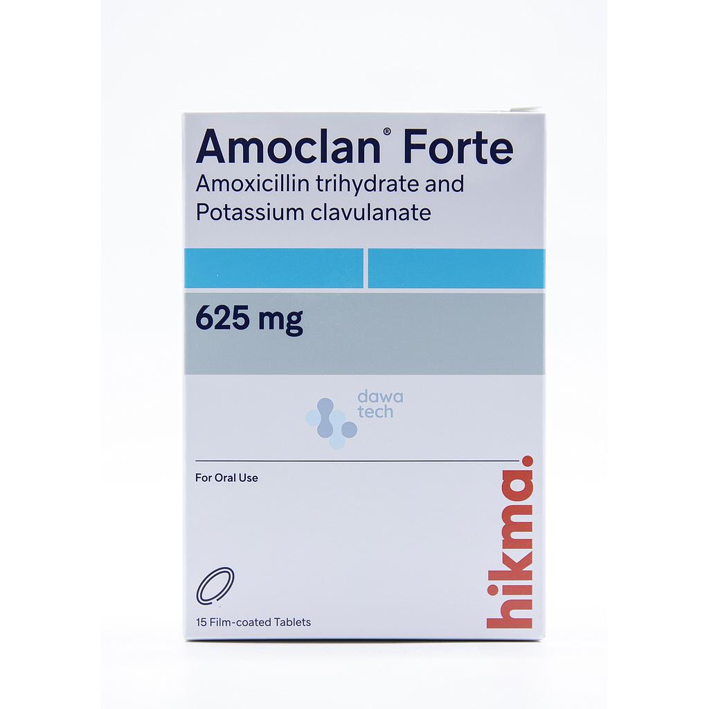 Amoclan Forte 625mg Tabs 15'S
