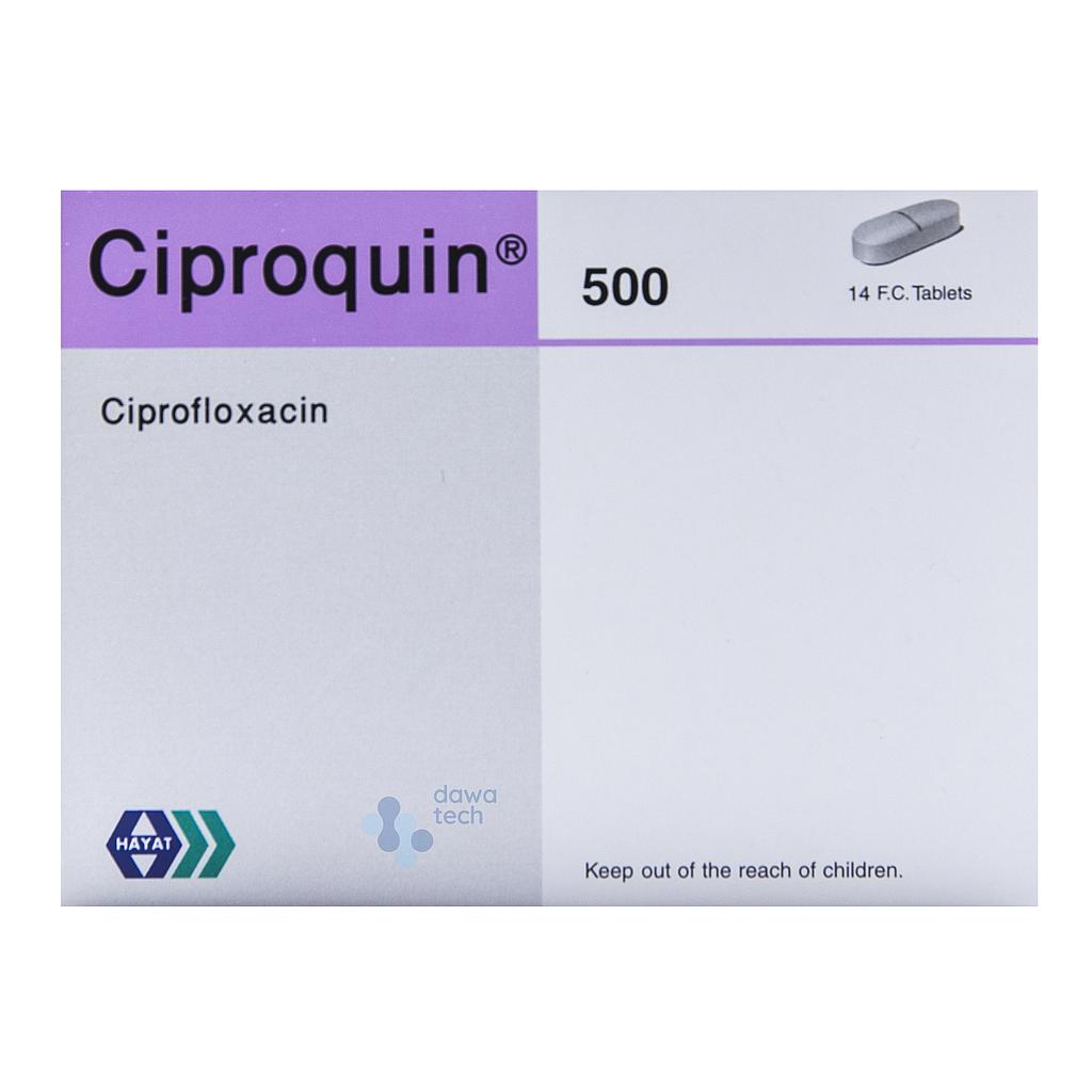 PO05253: Ciproquin 500 Mg 14 Tab