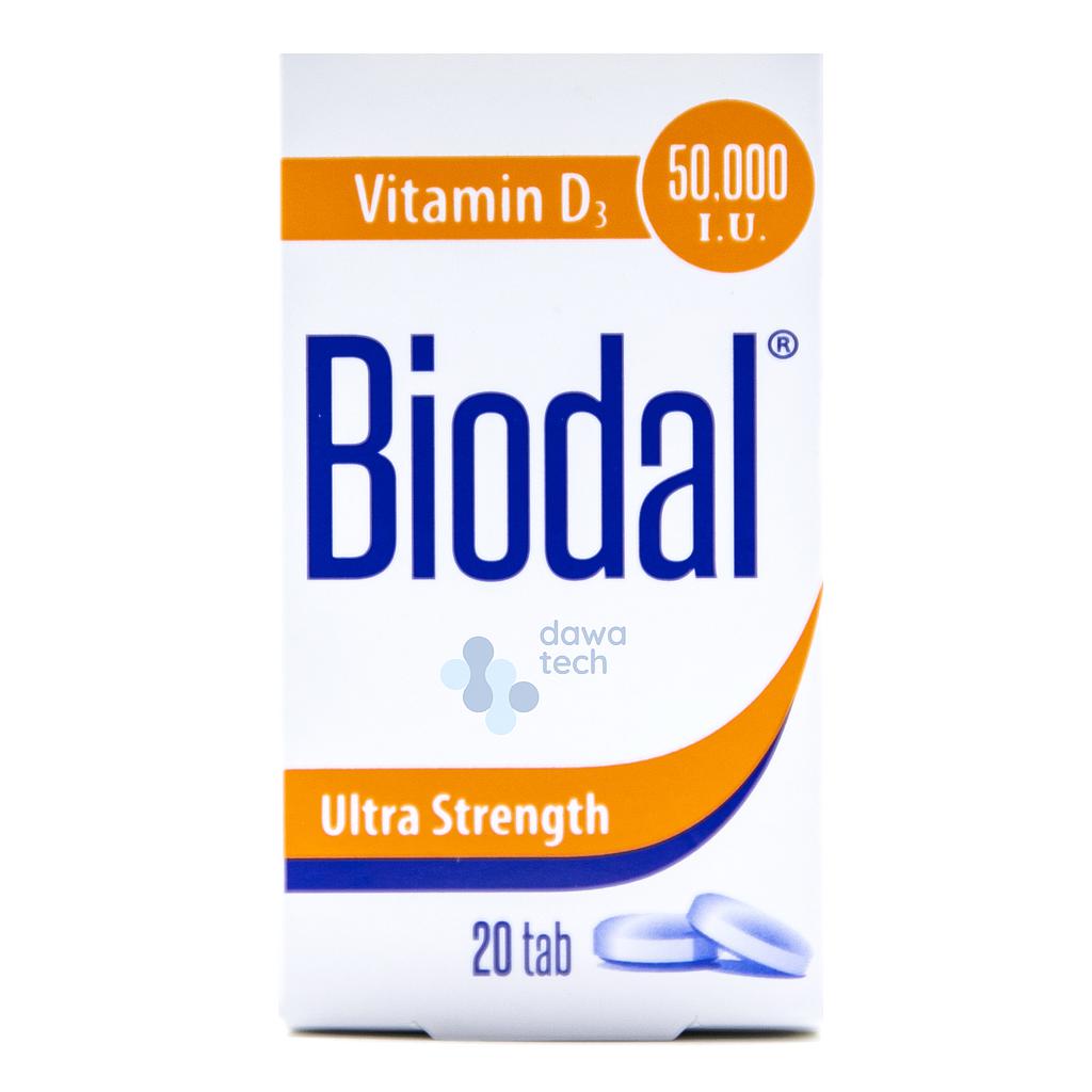Biodal 50,000 I.U. 20 tabs
