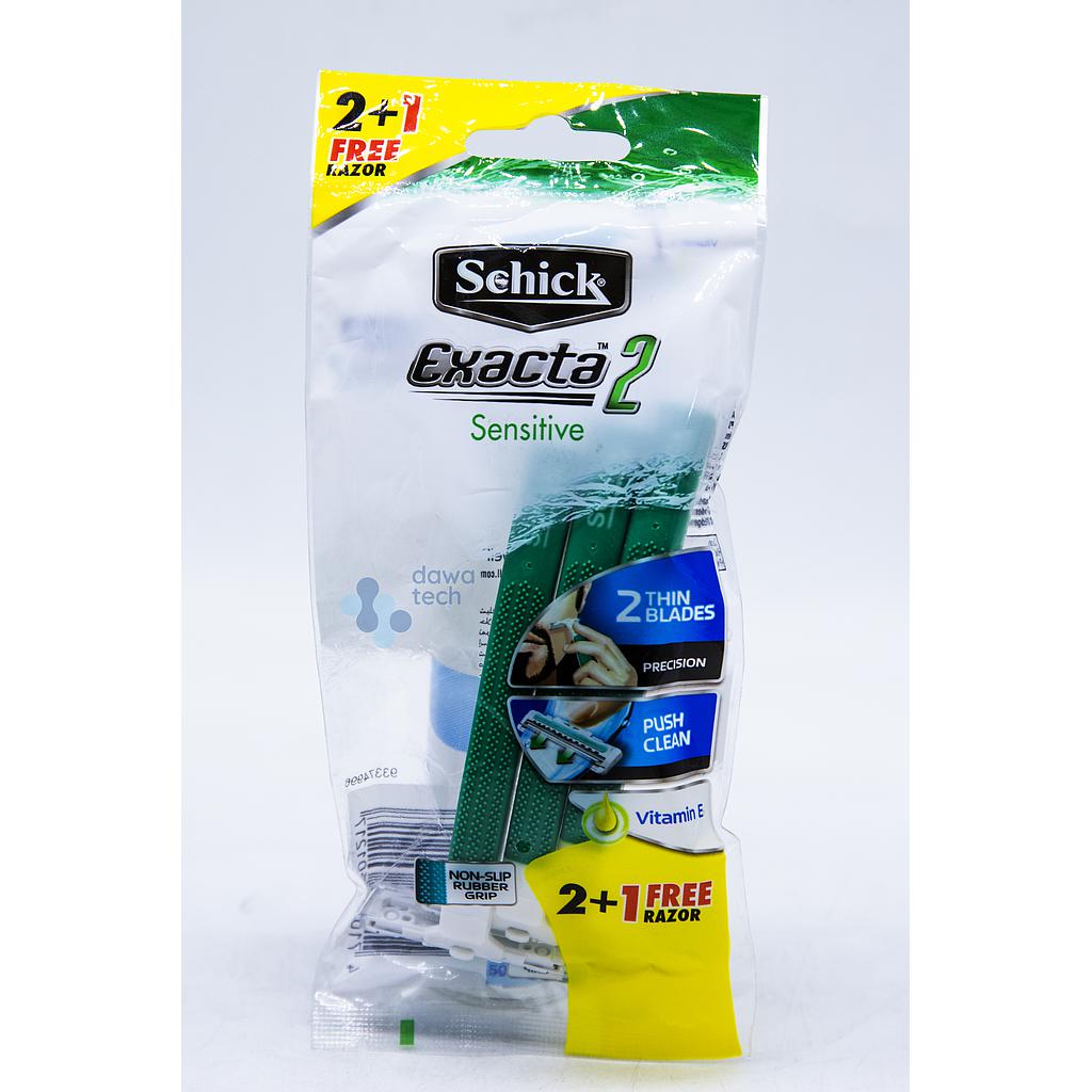 Schick Exacta 2 Sensitive Men 2+1 Raz 217
