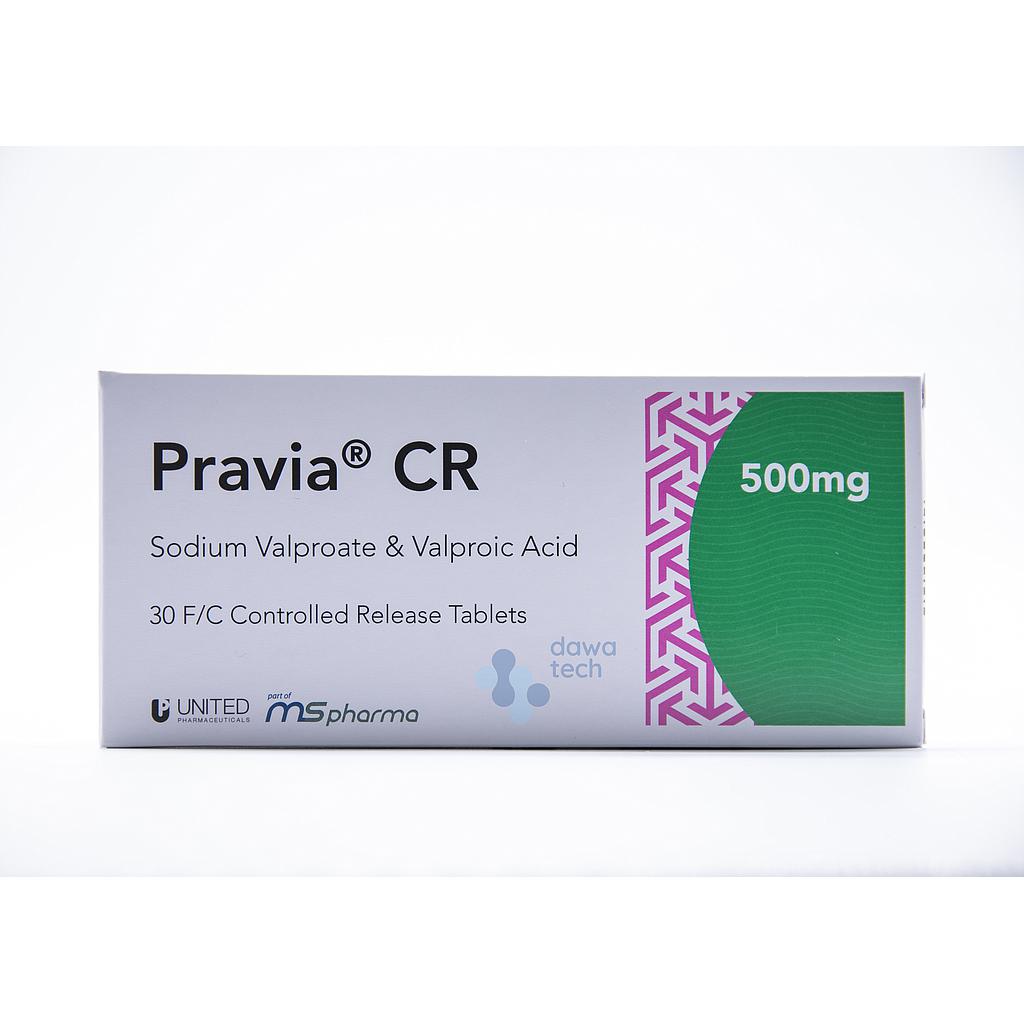 Pravia 500mg CR Tab 30'S