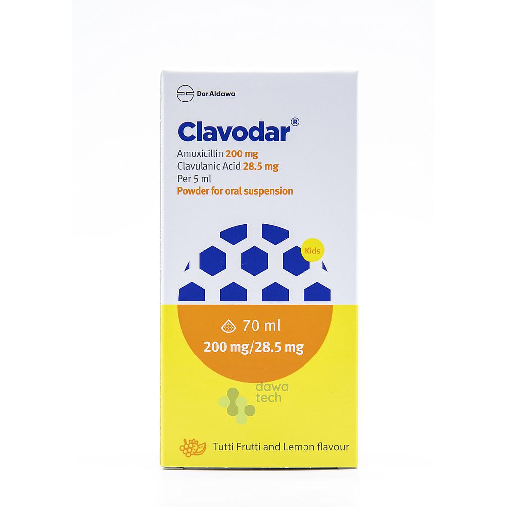 Clavodar 200mg Susp. 70ml