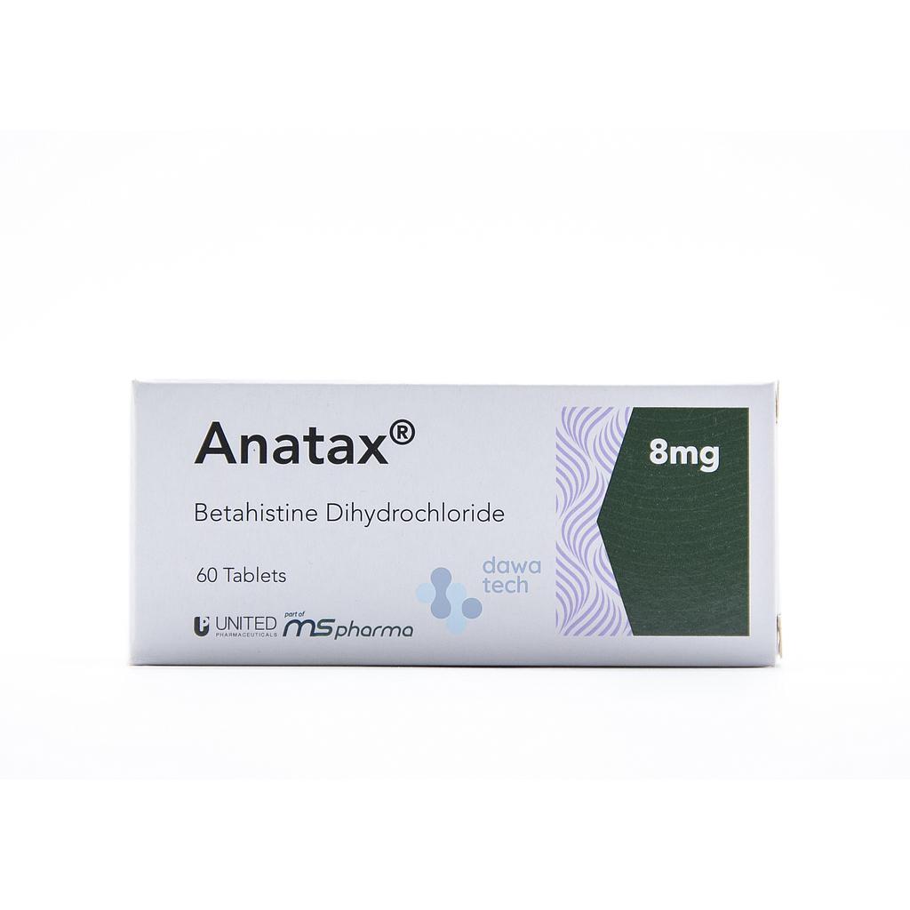 Anatax 8mg Tab 60'S
