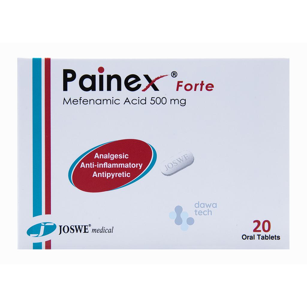 PO05900: Painex Forte 500mg Caps. 20'S (Pack)