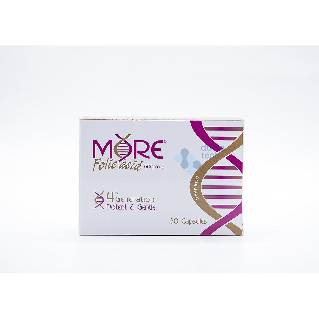 More Folic Acid 30 Capsules