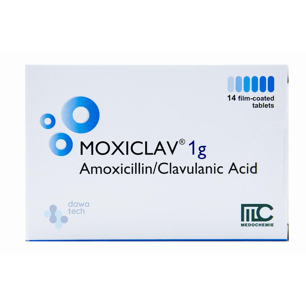 Moxiclav 1g  Tab. 14'S