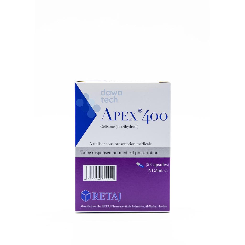 Apex 400mg 5 Cap