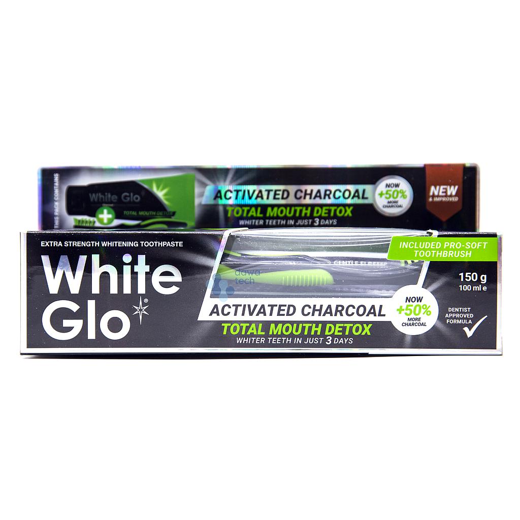 White Glo Charcoal Total Mouth  T.P