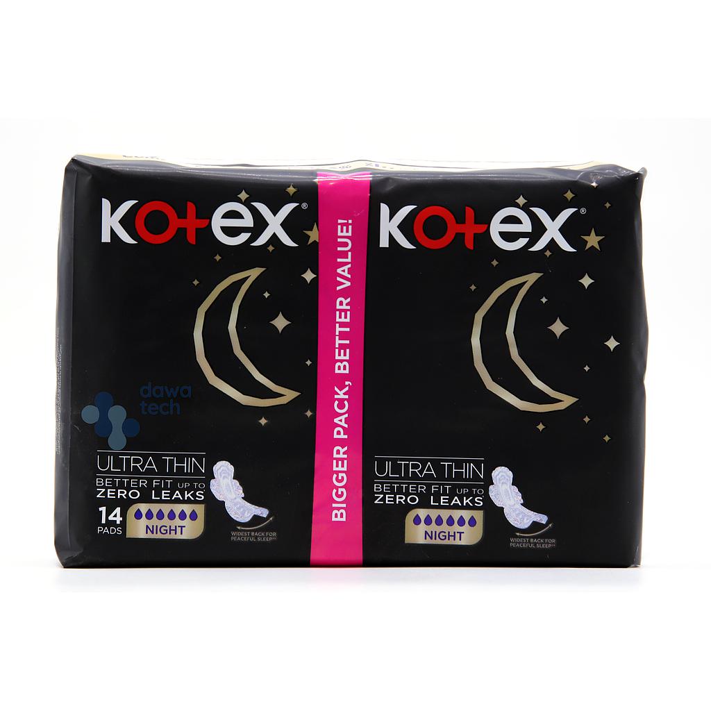 PO06774: KOTEX ULTRATHIN PADS NIGHTS