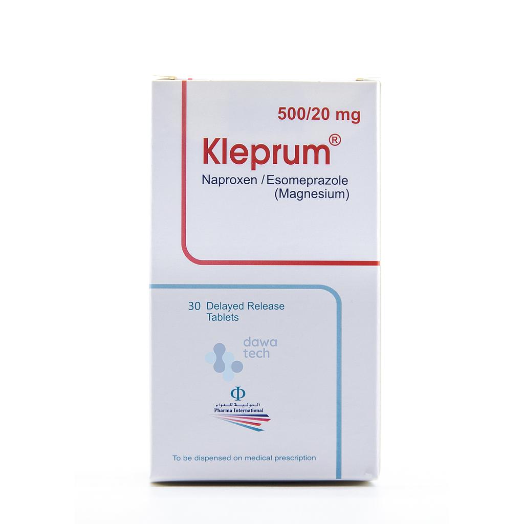 Kleprum 500mg/20mg 60 Tab