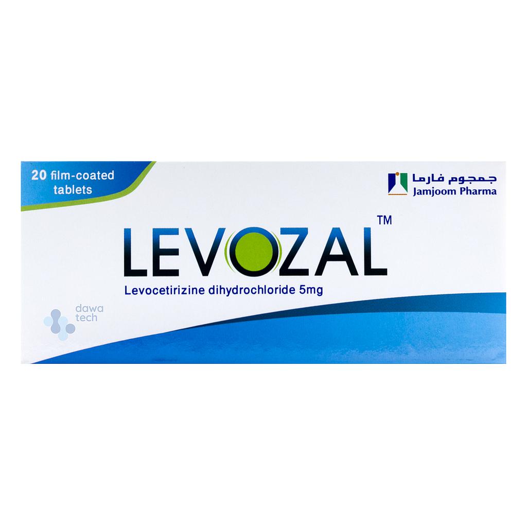 levozal 5mg 20 Tablets