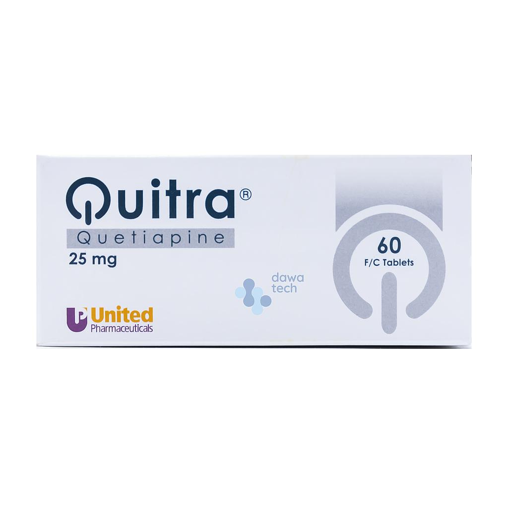 Quitra 25mg Tab. 60'S