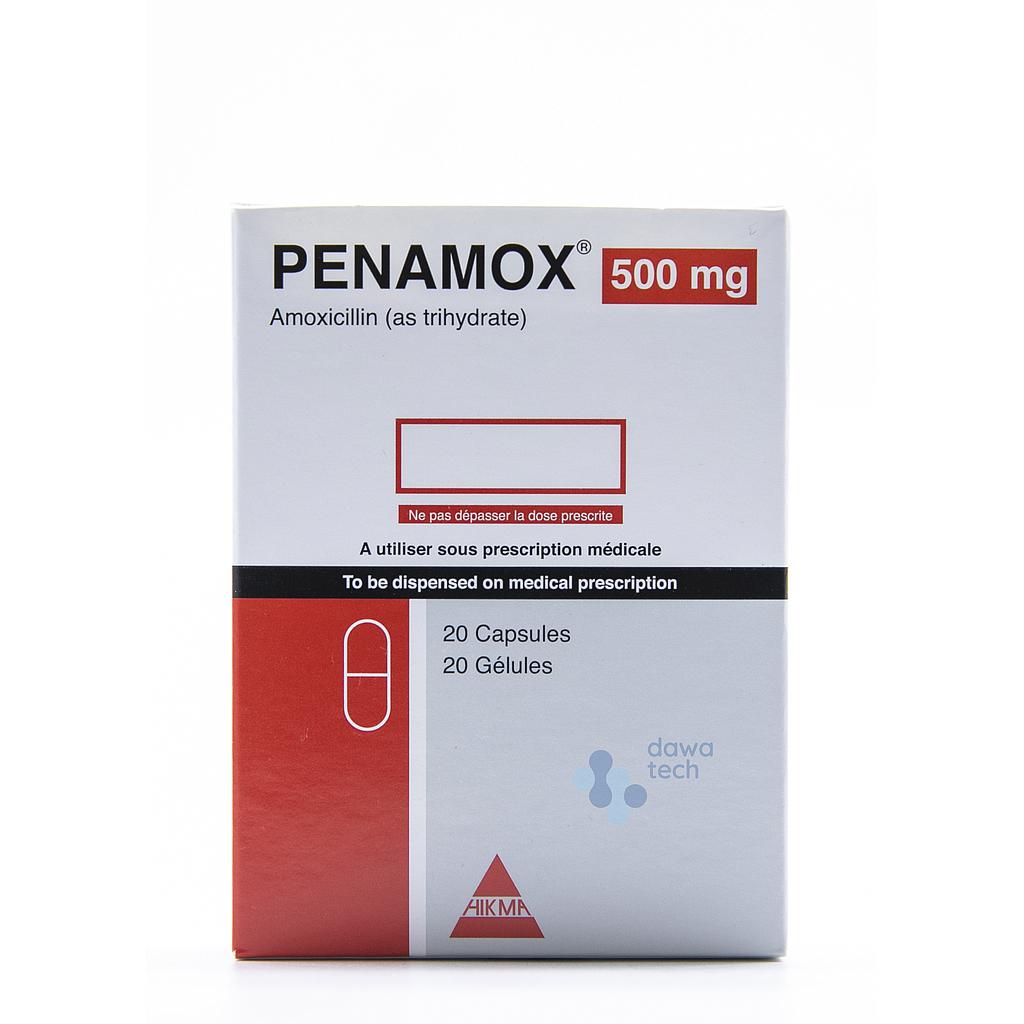 Penamox 500mg Caps 20'S