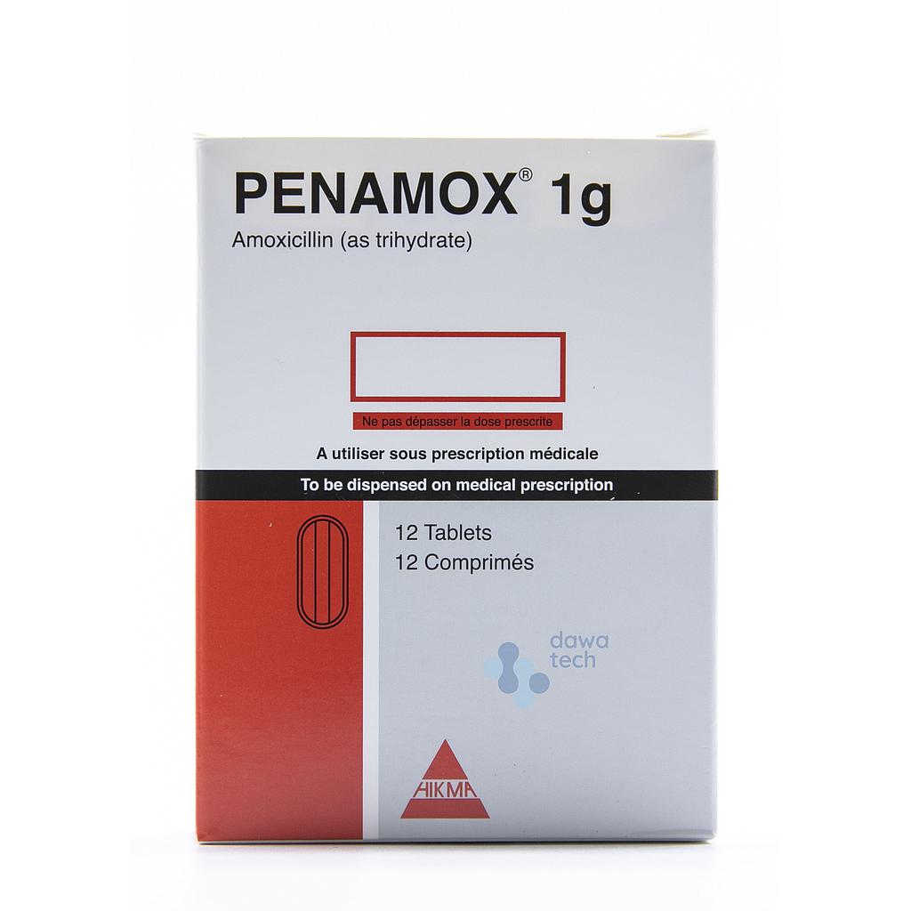 Penamox 1g Tab 12'S