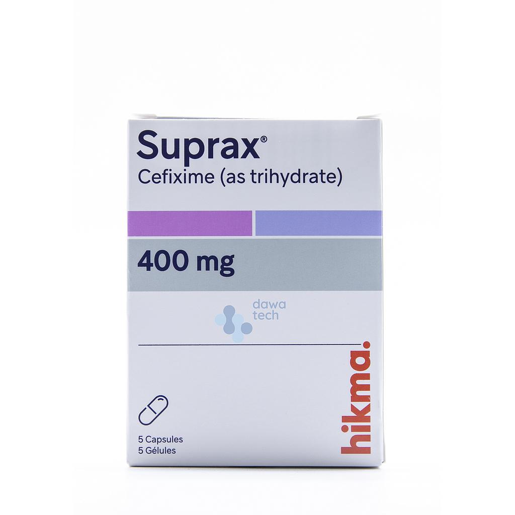 Suprax 400mg Caps 5'S
